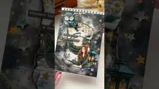 ASMR Artistic Journaling✨ Scrapbook #journaling #journalwithme #scrapbooking