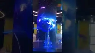 Round column LED display screen