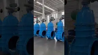 What Are These Huge Blue Valves For?--gate valve#gatevalve