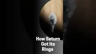 How Saturn Got Its Rings Epic Space Story #shorts #space