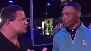 Keith Middlebrook and NFL Hall of Fame Legend, Marcus Allen.