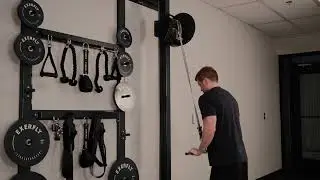 Tricep Pushdown with Straight Bar | Exerfly RackFly