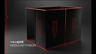 EHOSS Modular Stable: transportable, prefab, portable & mobile stall