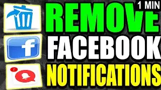 How To Remove FaceBook Notifications Tutorial (2025)