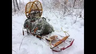 Snow Bushcraft - Winter Camping Sled