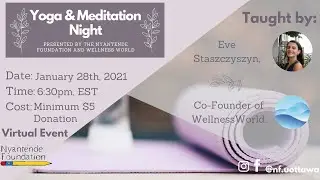 The Nyantende Foundation: Virtual Yoga and Meditation Event