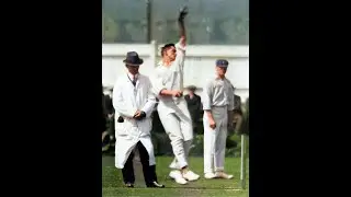 Ted McDonald in colour and slow motion