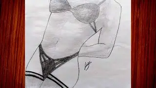How to sketch of girl body | Easy drawing of woman's body
