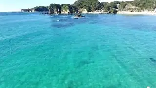 千葉県 勝浦市「守谷海水浴場」（ドローン）