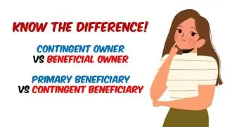 Know the Difference: Contingent Owner, Beneficial Owner, Primary Beneficiary, Contingent Beneficiary