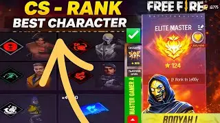 BEST CHARACTER SKILL COMBINATION✅ IN CS-RANK MASTCH | GARENA FREE FIRE | FULL MATCH [MASTER GAMER A]