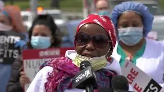 Nurses Protest Management at Jacobi Medical Center