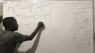 Exame da faculdade de Engenharia UAN equações logarítmica
