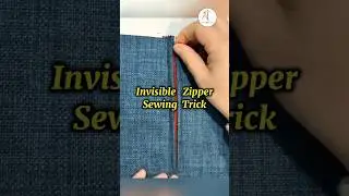 Easiest way to sew an Invisible Zipper