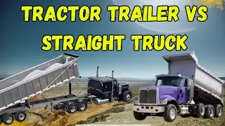 TRACTOR TRAILER END DUMP VS STRAIGHT DUMP TRUCK | WHICH ONE SHOULD YOU BUY?