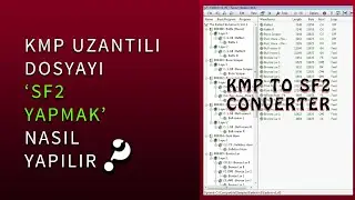 KMP TO SF2 UZANTILI DOSYALAR HALİNE GETİRMEK - SF2 FORMAT - AWAVE STUDIO☻