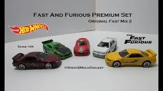 Fast And Furious Premium Set By Hot Wheels (Original Fast) (Mix 2 2019)