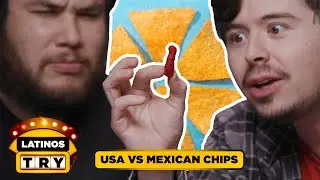 USA vs Mexican Hot Cheetos | Latinos Try | mit&uacute;