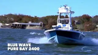 Blue Wave Pure Bay 2400 Running footage