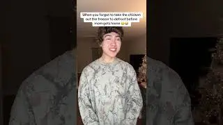 Когда забыл достать курицу из морозилки 😬😭 #шорты