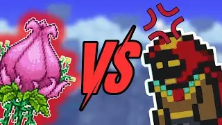 Today we BEAT Plantera! Terraria for the FIRST TIME!