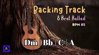 Backing Track | 8 Beat Ballad | BPM 85 | D minor