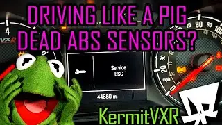 Устранение ошибки &laquo;SERVICE ESC&raquo; | KermitVXR | Замена застрявшего и сломанного датчика ABS! Corsa E VXR