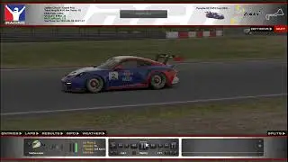 iRacing Porsche Cup GT3 Zolder Curcuit first 2 laps pure sound