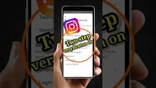 Instagram Two Factor Authentication On kaise kare |How to Enable Two Factor Authentication Insta|
