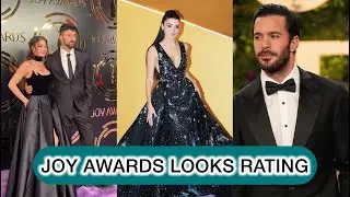 Rating Turkish Actors&rsquo; Stunning Looks at the Joy Awards 2025 😍✨ | Who Slayed the Red Carpet?