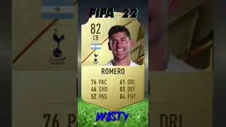 CRISTIAN ROMERO FIFA EVOLUTION🔥😂 #fifa #football #shorts #viral #fifa23