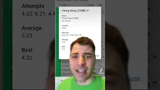NEW World Record... Nevermind Cube News SpeedCubing Yiheng Wang