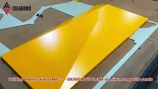 Building exterior wall panels - lDEABOND 3D faeade aluminum composite panels