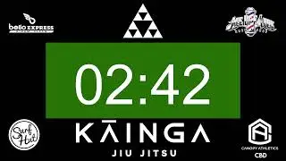 3 MINUTE TIMER #KAINGA​ #3min​ #BJJ​ Rounds | Timer for workout | HIIT etc