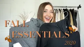 FALL ESSENTIALS 2020 | staple pieces for your fall wardrobe