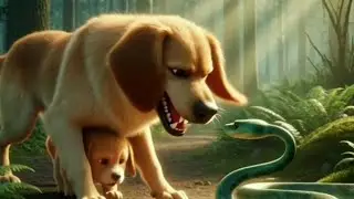 Poor Puppy Lost His Mother. Snake Hurt His Mom.What This Puppy DidThis Puppy Found Love ❤️Emotional 