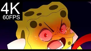Spongebob Vs Bubble Bass - Suponjibobu Anime [4K 60FPS]