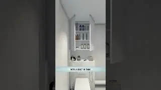 Small bathroom space saving upgrade