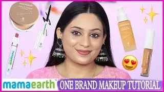 *MAMAEARTH* Makeup tutorial perfect for Indian festival #supermakeupstyle #makeuptutorial #makeup