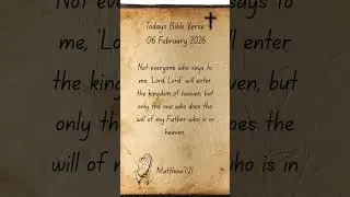 Today's Bible Verse Matthew 7:21 (NIV) #bibleverse #bible