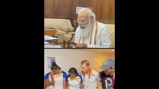 Highly emotional moments! Modi ji speaks to our hockey heroes!
