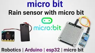 Rain sensor LCD display with micro bit | micro bit programming