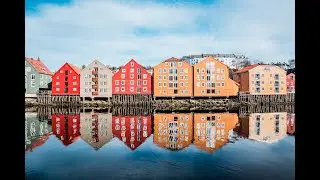 Top attractions of Trondheim ,  Norway (Drone, 4k)
