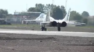MiG-29, start-up, taxiing, take off,  Lviv (UKLL)