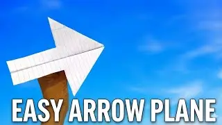 How To Make anEasy Arrow Paper Plane – Fast & Simple Flying Design! ✈️