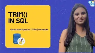 TRIM In SQL  || TRIM() || String Function || Remove Extra Spaces Easily || SQL Tutorial || Part 6
