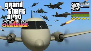 ✈️ تحدي الهروب المستحيل في GTA SA – مطاردات، طيارات حربية وصواريخ تلاحقني!!