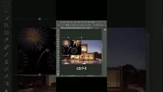 How to Add Fireworks in Photoshop #fireworks