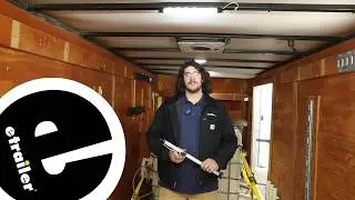 etrailer | Peterson Great White LED Trailer Interior Cove Light Installation - Enclosed Trailer