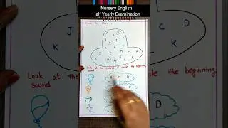 Nursery English sample paper half yearly exam #education